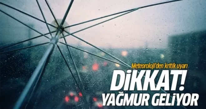 Meteoroloji'den kritik uyarı: Fırtına ve yağmur geliyor!