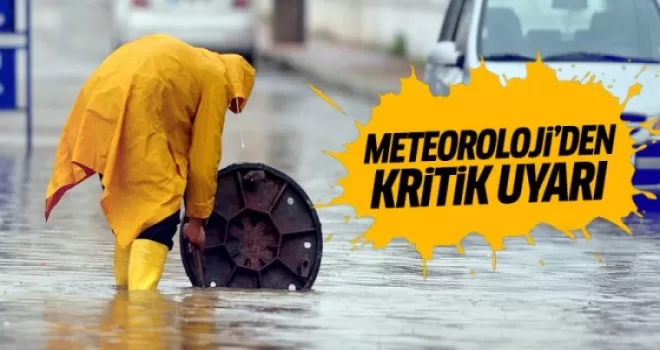 Meteoroloji'den yağmur uyarısı