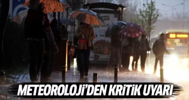 Meteoroloji uyardı! İstanbul'da gün boyu yağmur yağacak!