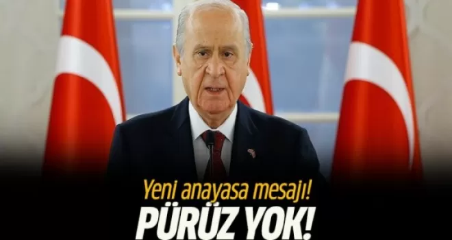 MHP Genel Başkanı Devlet Bahçeli: Pürüz yok