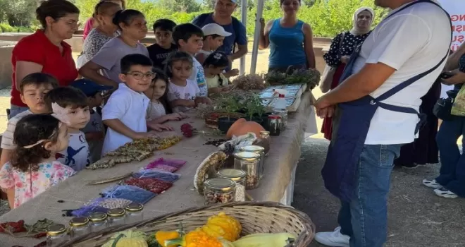 Miniklere doğadan sofraya tarım eğitimi