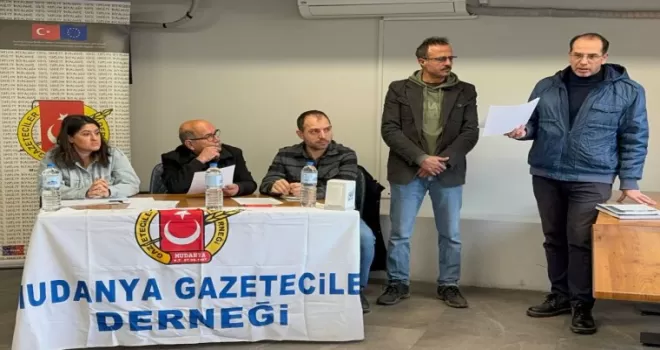 Mudanya Gazeteciler Derneği’nde nöbet değişimi