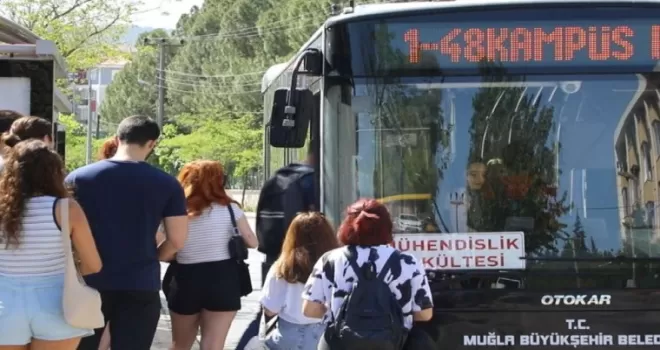Muğla Büyükşehir Belediyesi’nden öğrencilere ulaşım desteği