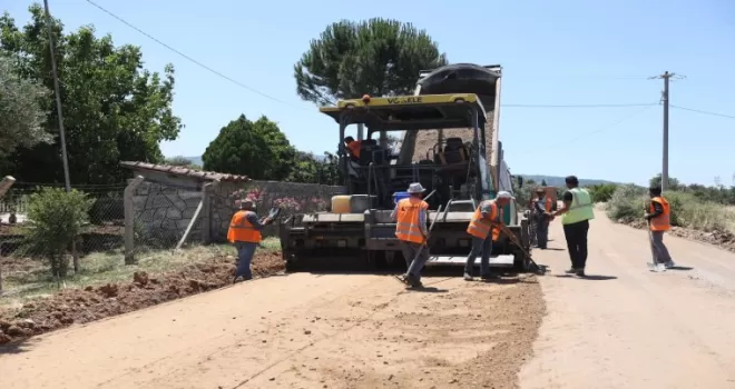 Muğla Büyükşehir’den kırsala 4 milyonluk yol yatırımı