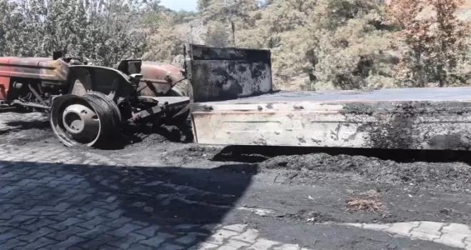 Muğla Büyükşehir’den Seydikemer’de yangın sonrası hasar tespit