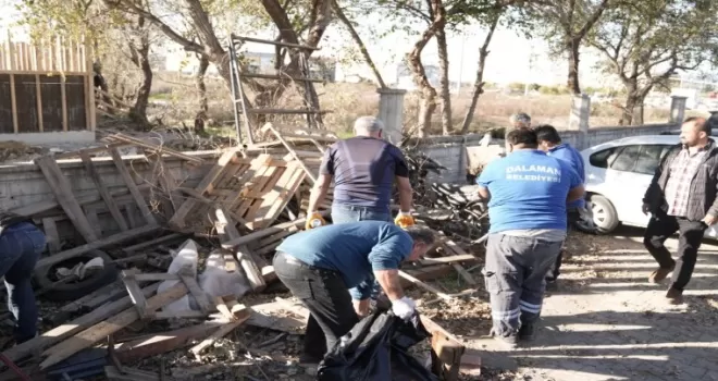 Muğla Dalaman’da 25 bin ton atık toplandı