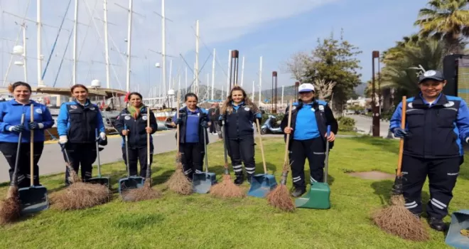 Muğla’nın sokakları ’Temizlik Melekleri’ ne emanet