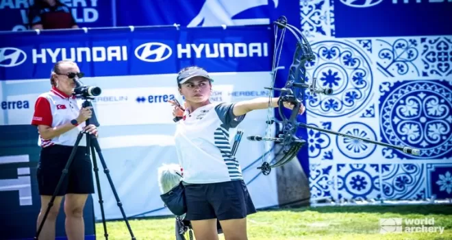 Muğlalı okçu Hazal Burun Dünya Kupası finalinde