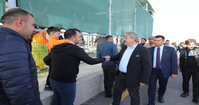Mustafa Palancıoğlu’ndan kurban alanına ziyaret
