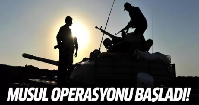 Musul operasyonu başladı