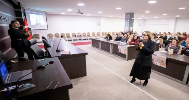 Narlıdereli edebiyatseverler Osman Balcıgil’i ağırladı