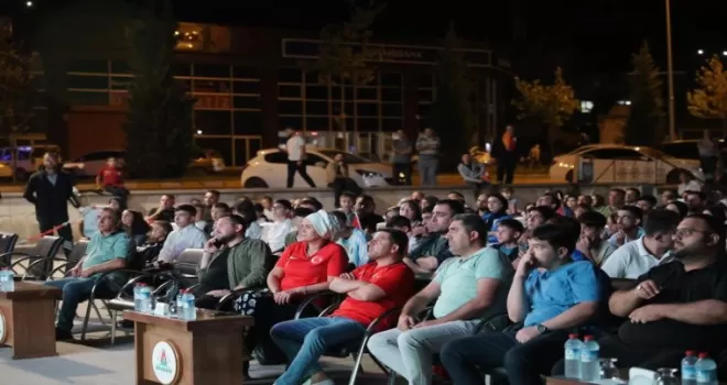 Nevşehir’de milli maç coşkusu