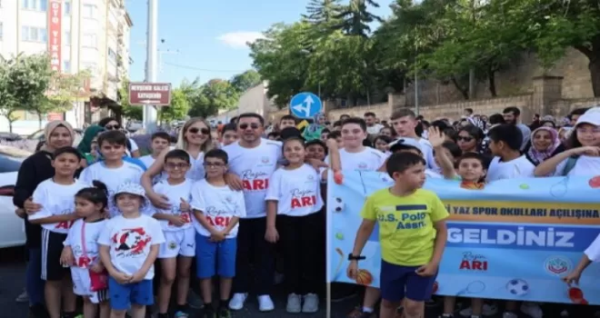 Nevşehir’de Yaz Spor Okulları’na görkemli açılış