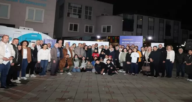 Nilüfer’de “Şadi Başkan’la Akşam Çayı” buluşması Üçevler’de