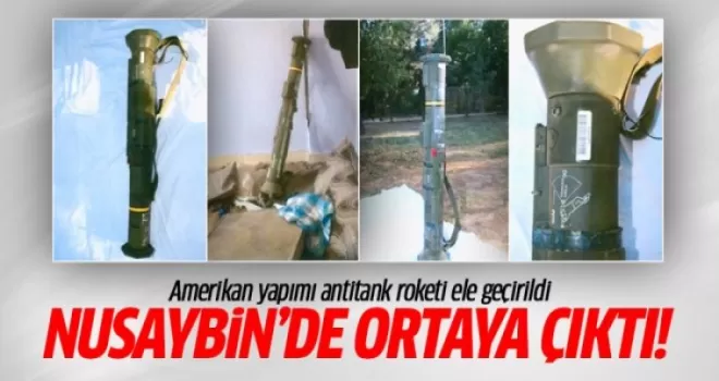Nusaybin'de Amerikan yapımı Antitank roketi ele geçirildi