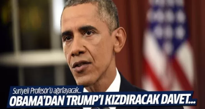 Obama'dan Trump'ı kızdıracak davet...