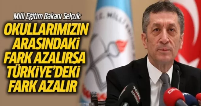 Okullarımızın Arasındaki Fark Azalırsa Türkiye'deki Fark Azalır