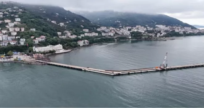 Ordu’da Atatürk Rıhtımı güçlendiriliyor