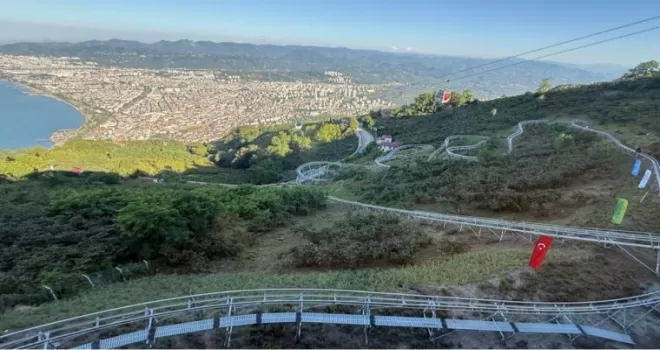 Ordu’da dağ kızağı ve sosyal tesisleri açıldı