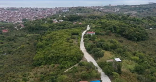 Ordu’da Döşemedibi-Bayramca yolu betonla güçleniyor