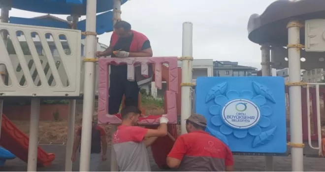 Ordu’da şehir mobilyaları elden geçiyor