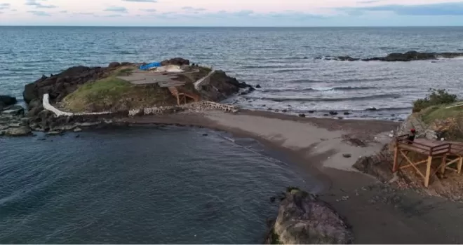 Ordu’da Tarihi Ayanikola Adası turizme kazandırılıyor