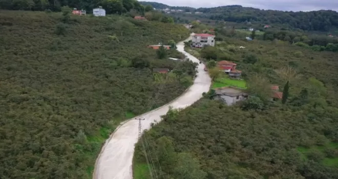 Ordu’da Ünye Çatak’ın yolu yenileniyor