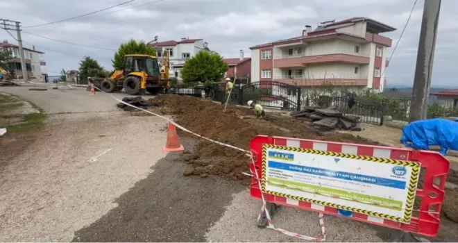 Ordu Kabadüz’de doğalgaz sevinci