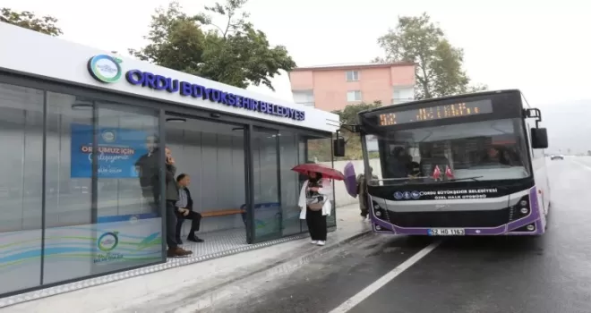 Ordu Şehir Hastanesi’ne modern durak konforu