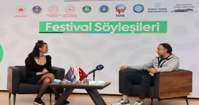 Orhun Ene spor söyleşı̇lerı̇’nde gençlerle buluştu