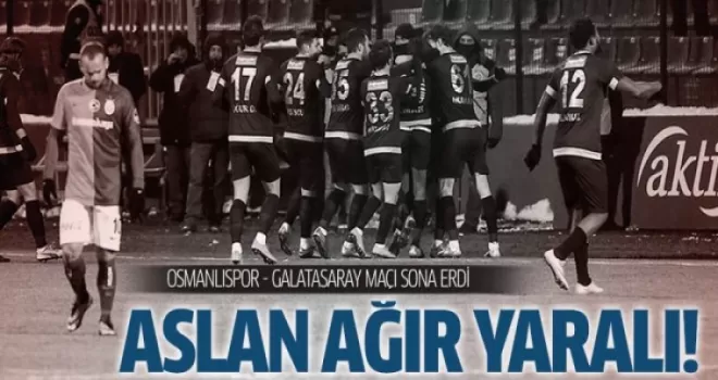 Osmanlıspor 3-2 Galatasaray maç sonucu