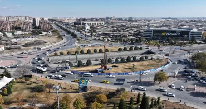 Otogar Kavşağı’nda düzenleme çalışması başladı