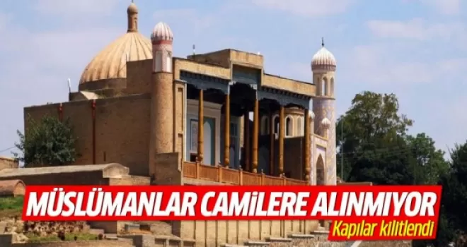 Özbekistan'da camiler kilitlendi