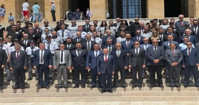 Özel Güvenlik Günü ve Haftası’nda Anıtkabir’e ziyaret