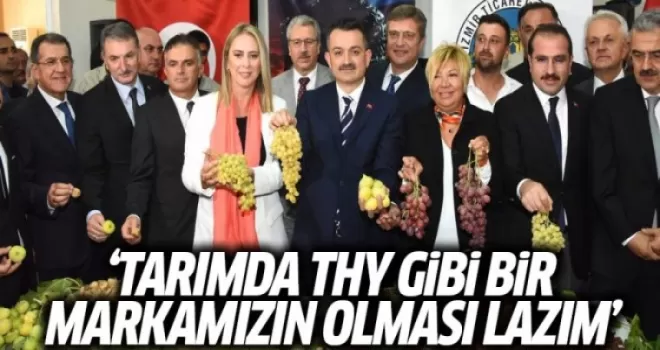 Pakdemirli: Tarımda THY Gibi Milli Bir Markamızın Olması Lazım
