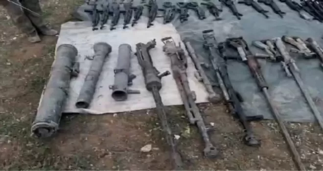 Pençe-Kilit’te teröristlere ait mağara imha edildi