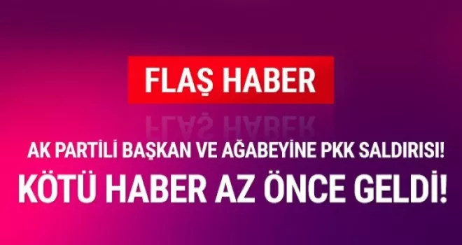 PKK'lılar AK Partili başkan ve ağabeyini vurdu! Kötü haber geldi
