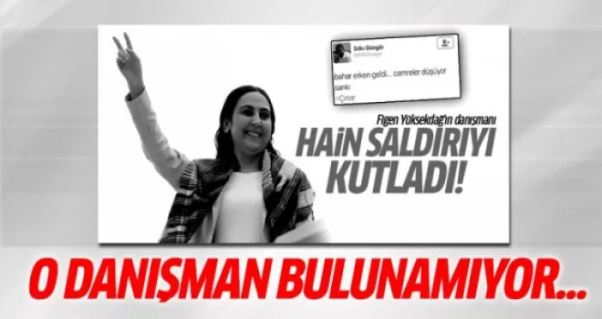 PKK saldırısını kutlayan Yüksekdağ'ın danışmanı bulunamadı