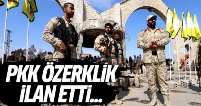 PKK Suriye'de Özerklik İlan Etti