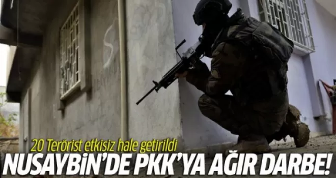 PKK'ya Nusaybin'de yapılan operasyonla çok ağır darbe vuruldu!