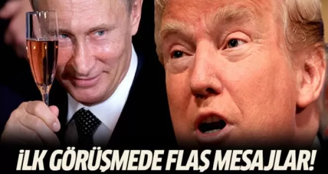 Putin'den Trump'la görüşmesinde flaş mesajlar!