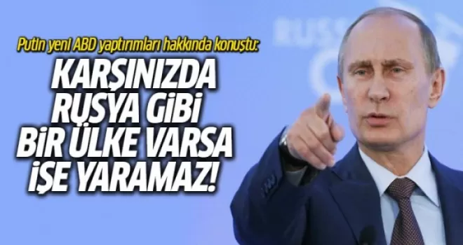 Putin yeni ABD yaptırımları hakkında konuştu