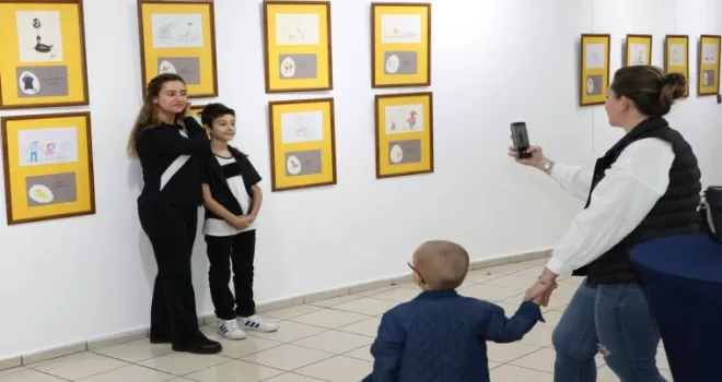 Rıfat Ilgaz’ın ’Öksüz Civciv’i çocukların çizimleriyle hayat buldu