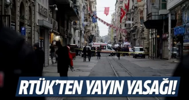 RTÜK'ten patlama ile ilgili yayın yasağı