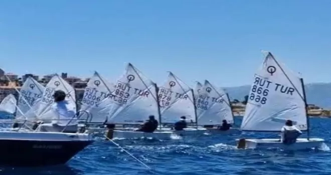 Sahil Güvenlik Kupası için yelkenler Foça’da şişti