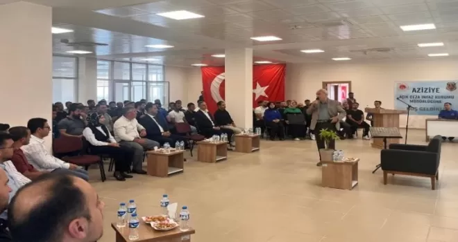 Şair-yazar Nurullah Genç, hükümlülerle ’şiir ve edebiyat’ söyleşisinde buluştu