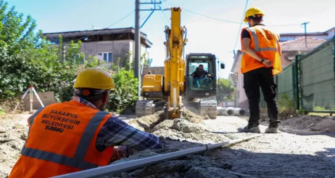 Sakarya Adapazarı’na 3 bin metrelik yeni yağmursuyu hattı