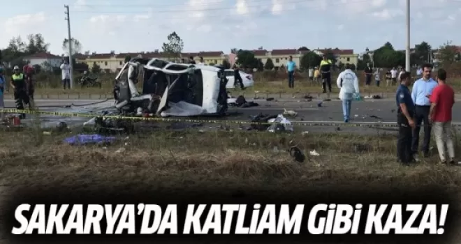 Sakarya'da Katliam Gibi Kaza: Çok Sayıda Ölü Var
