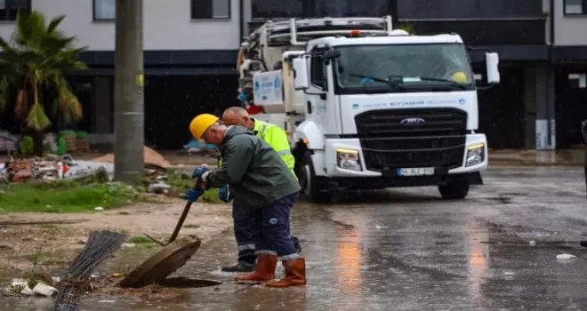 Sakarya’da olağanüstü yağışa karşı SASKİ ekipleri hazır