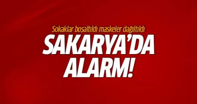 Sakarya'da radyoaktif madde paniği! Sokaklar boşaltıldı maskeler dağıltıldı